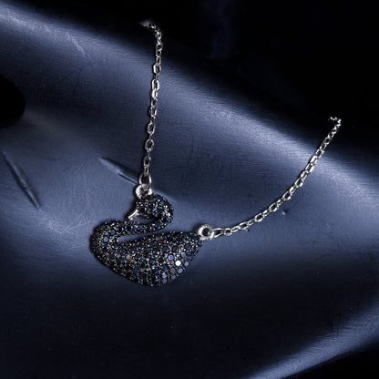 Swarovski style necklace made by 925 sterling silver