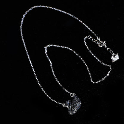 Swarovski style necklace made by 925 sterling silver